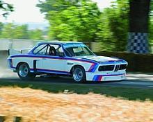 Goodwood Festival of Speed 2003: BMW 3.0 CSL mit Tom Purves am Steuer.